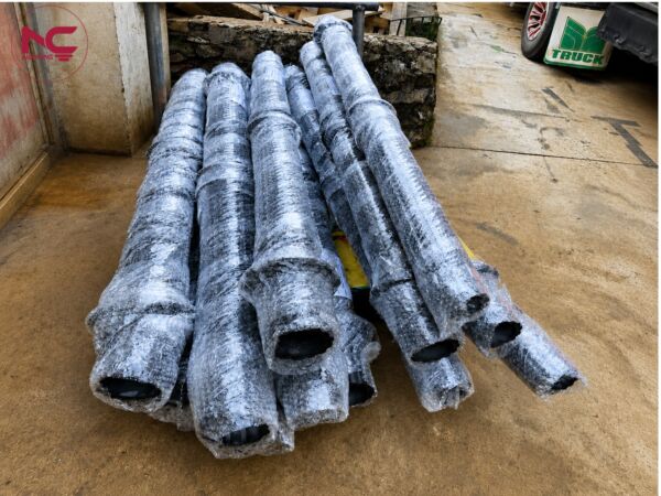 Cột đèn DC-07 được bọc bảo vệ