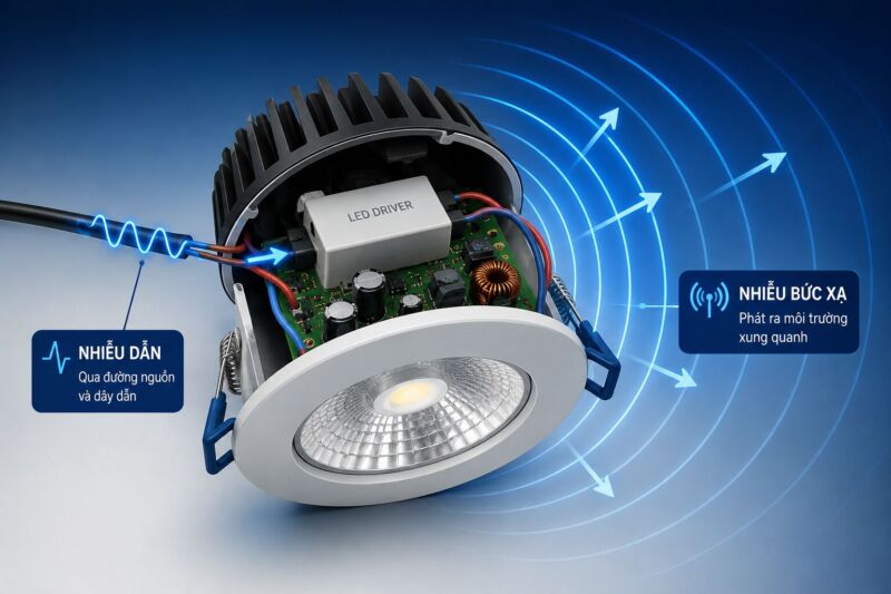 emc dựa trên nhiễu bức xạ