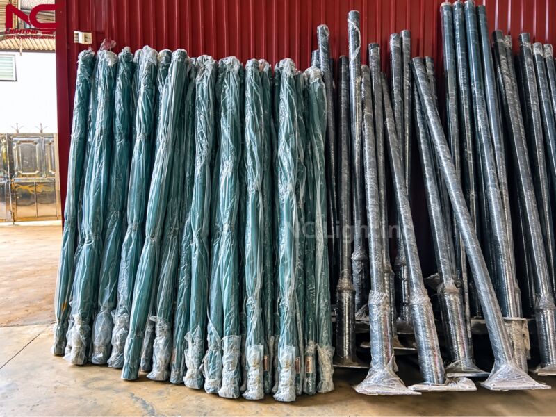 Thân cột được bọc lót cẩn thận