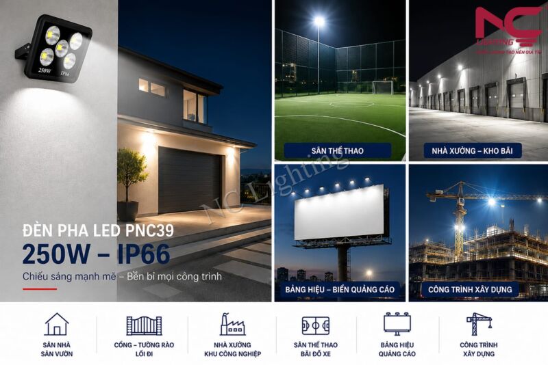Xác định khu vực và mục tiêu chiếu sáng
