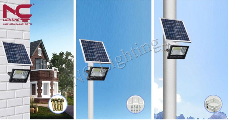 Đèn pha năng lượng mặt trời tách rời