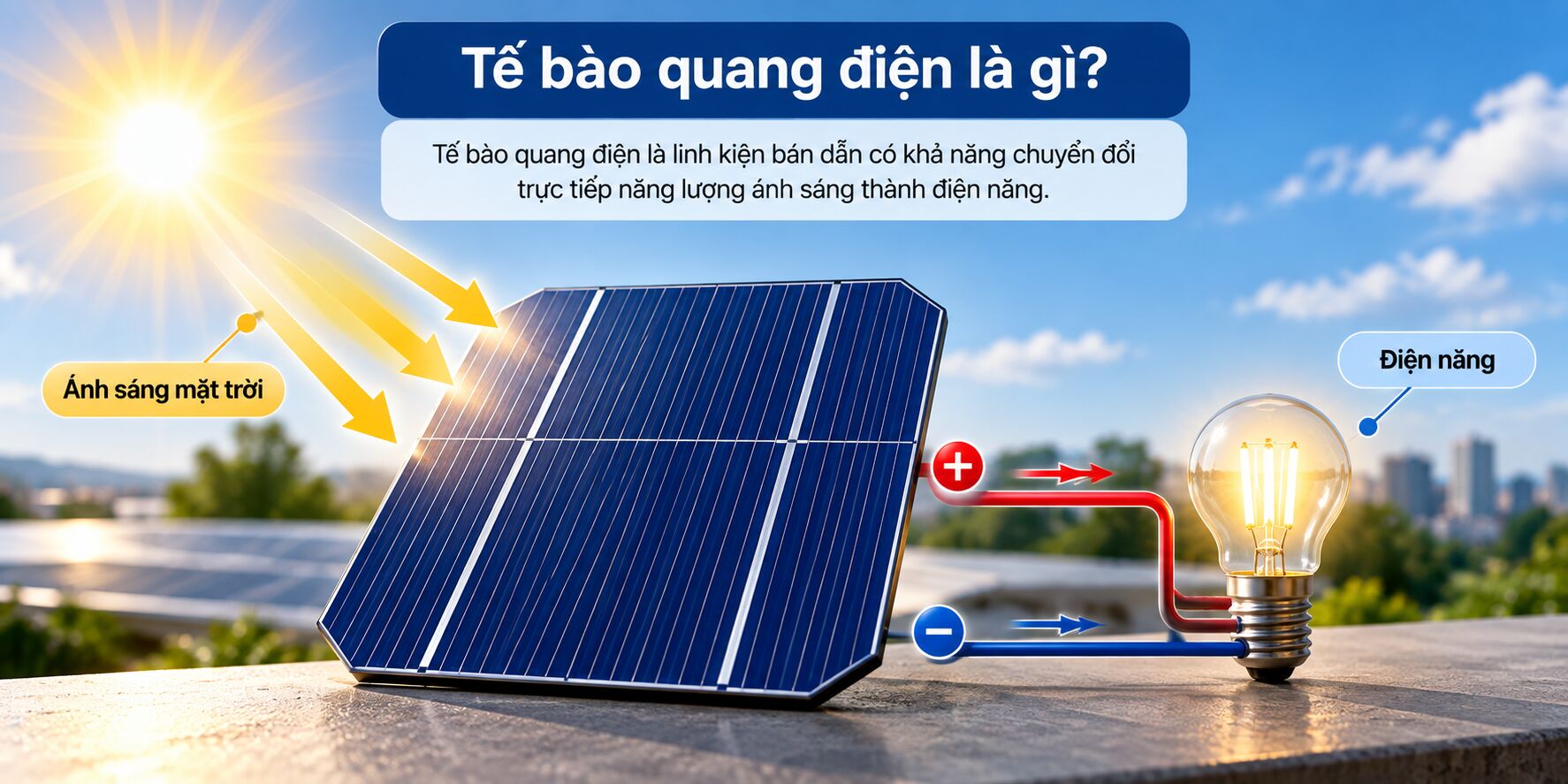 Khái niệm tế bào quang điện là gì