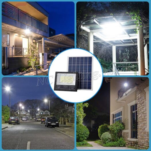 Ứng dụng đèn pha năng lượng mặt trời cho giải pháp chiếu sáng
