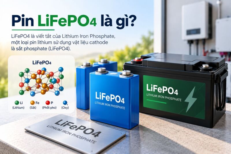 Khái niệm Pin LiFePO4 là gì