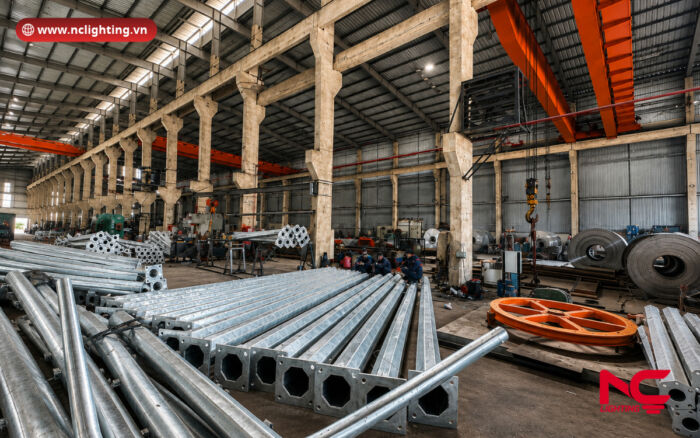cột đèn 11m