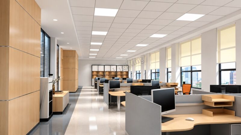 Ứng dụng đèn LED Panel trong văn phòng