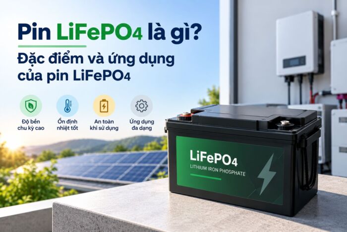 Khái niệm Pin LiFePO4 là gì và đặc điểm
